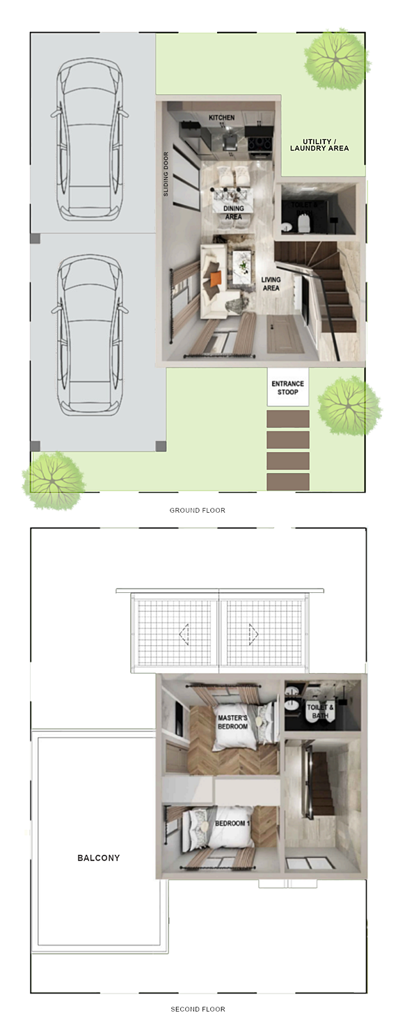 Amara Floor Plan House and Lot in Bataan