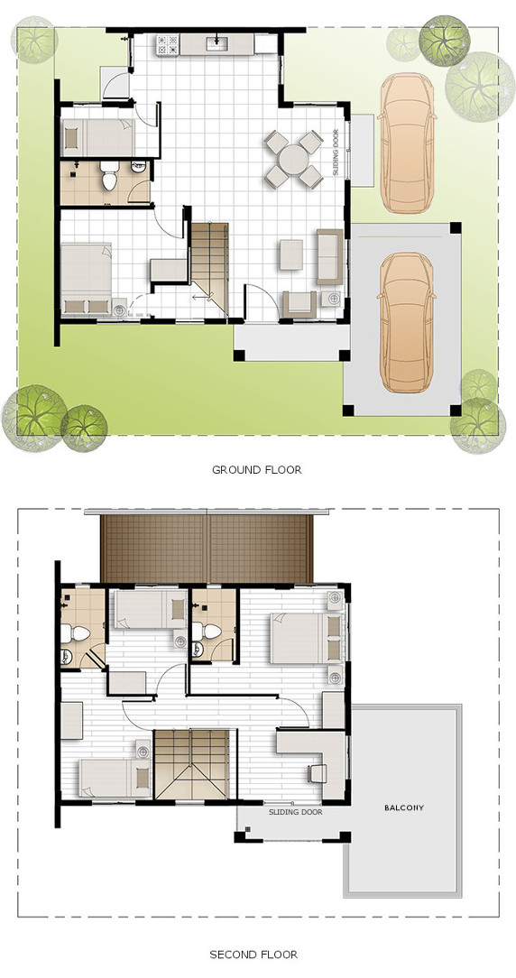 Freya Floor Plan House and Lot in Bataan