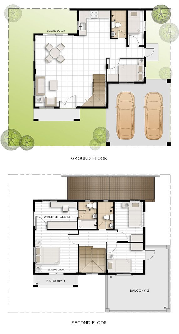 Greta Floor Plan House and Lot in Bataan