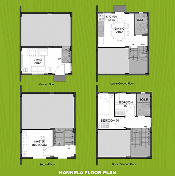 Hannela Floor Plan House and Lot in Bataan