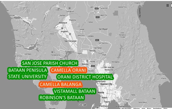 Bataan Property Vicinity Map
